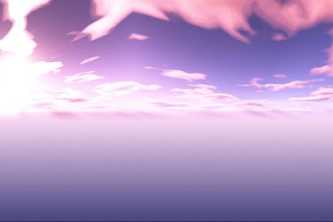 紫色晚霞