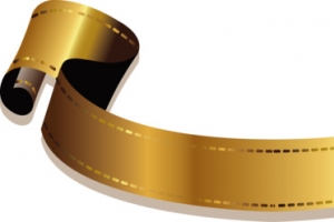 金色飘带矢量设计素材-高清PNG透明漂浮彩带AI格式免费下载