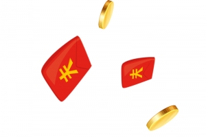 红包金币漂浮元素高清PNG透明图片-免费设计素材下载