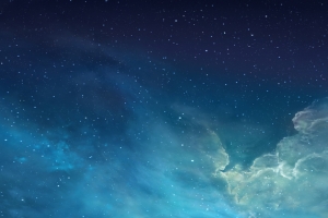 蓝色天空云彩星空