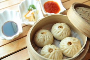 蒸笼里的包子5k图片