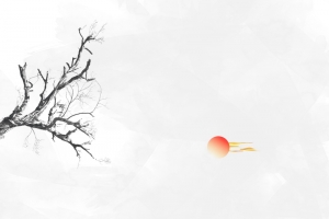 清明节水墨风背景图