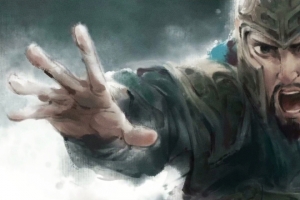 哪吒之魔童闹海 李靖 水墨画 3440x1440带鱼屏壁纸