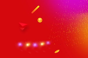 双11电商促销质感红色banner