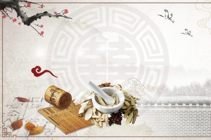 水墨风格中医文化