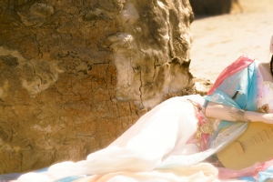 王楚然敦煌神女 琵琶 3440x1440带鱼屏美女壁纸