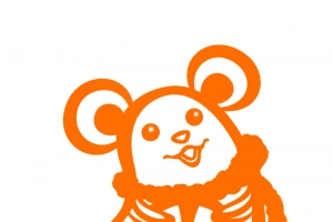 金鼠拜年窗花剪纸