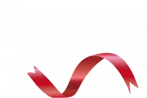 矢量红色绸带飘带高清PNG透明免扣设计素材免费下载