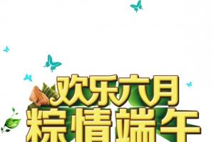 唯美精美卡通端午欢乐六月粽情端