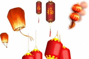 古风树灯