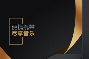 淘宝黑金背景数码3c音响音箱主图