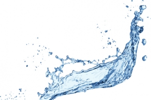小清新蓝色水流