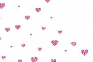 漂浮的小心心高清PNG透明漂浮元素设计素材免费下载