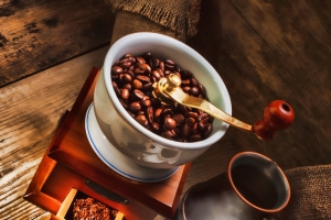 咖啡与咖啡豆