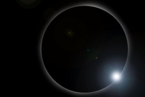 日食 月亮 太阳 眩光 光 4k壁纸 3840x2160