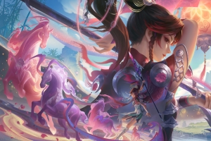 王者荣耀貂蝉神骥聚万邦 8K/4K高清无水印游戏壁纸8120x4134免费下载