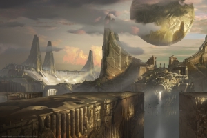 LOL游戏场景原画3440x1440壁纸