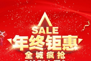 年终大促新年特惠背景