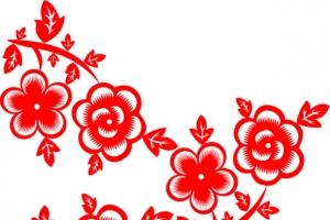 中国风剪纸