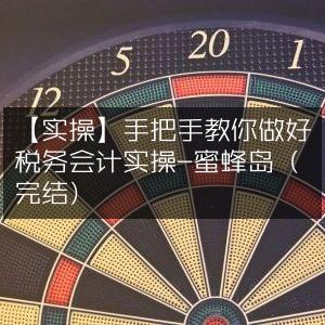 实操指南，精通税务会计实操步骤-蜜蜂岛（已完结）