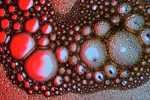气泡 水 泡沫 红色 4k壁纸 3840x2160