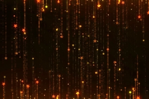3840x2160 星星 图案 下落 观星 发光 节日 新年气氛壁纸 背景