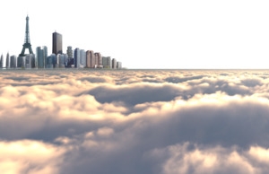 海市蜃楼空中城市