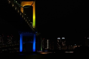 桥 夜城 背光 东京 日本 4k壁纸 3840x2160