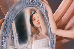 鞠婧祎 白色裙子 优雅美女 3440x1440带鱼屏壁纸