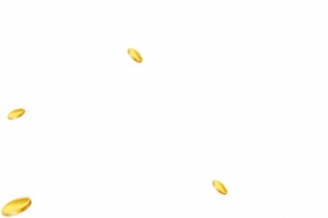 钱币漂浮装饰元素高清PNG透明图片-免费设计素材下载