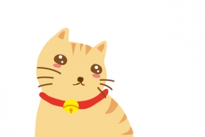 卡通可爱小橘猫
