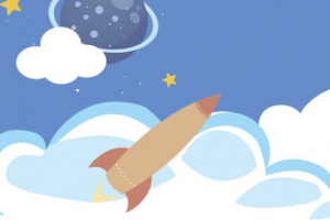 寒假班补习班开课可爱卡通banner