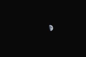 月亮 满月 天空 夜晚 卫星 深色 4k壁纸 3840x2160