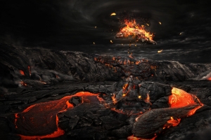 火山壮观恐怖电影宣传