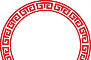中国传统古典回纹边框元素