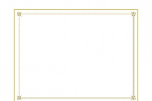 荣誉证书边框烟