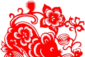 鼠年 剪纸 大吉 大利3