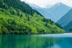 绿水青山风景 3440x1440带鱼屏高清壁纸