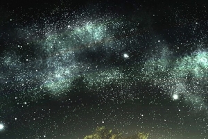 手绘插画梦幻时节