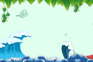 端午节粽享端午可爱卡通banner