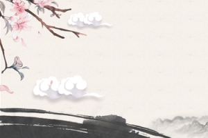 复古清新重阳节banner海报背景