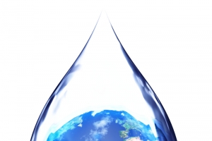 水滴地球素材