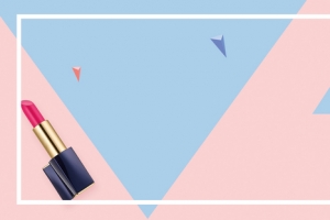 美妆产品促销几何粉色banner