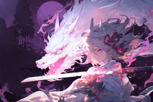 御剑驭龙红鸾樱落4K高清横屏车机壁纸3840x2160免费下载