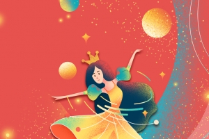 手绘38创意背景图