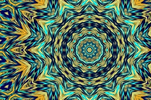 分形 图案 万花筒 明亮 混杂 抽象 4k壁纸 3840x2160