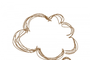 灰色线条对话框免抠素材