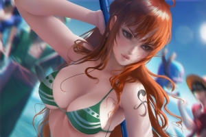 海贼王娜美4k手机壁纸