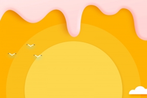 矢量夏天背景图