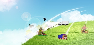 农业环保循环生产背景banner